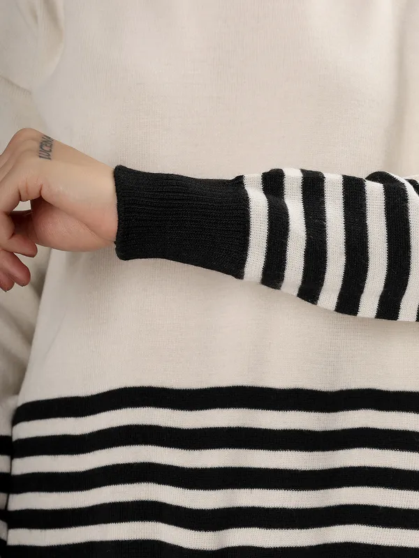 Black_Women_Winter_Woollen_Co-Ord_Set_Wool_Blend_High_Neck_Top_&_Wide_Leg_Pants_Warm_Knitwear_Tracksuit