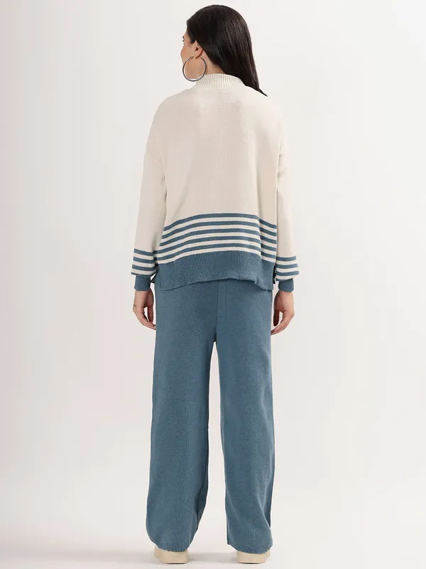 Steel-Grey_Women_Winter_Woollen_Co-Ord_Set_Wool_Blend_High_Neck_Top_&_Wide_Leg_Pants_Warm_Knitwear_Tracksuit