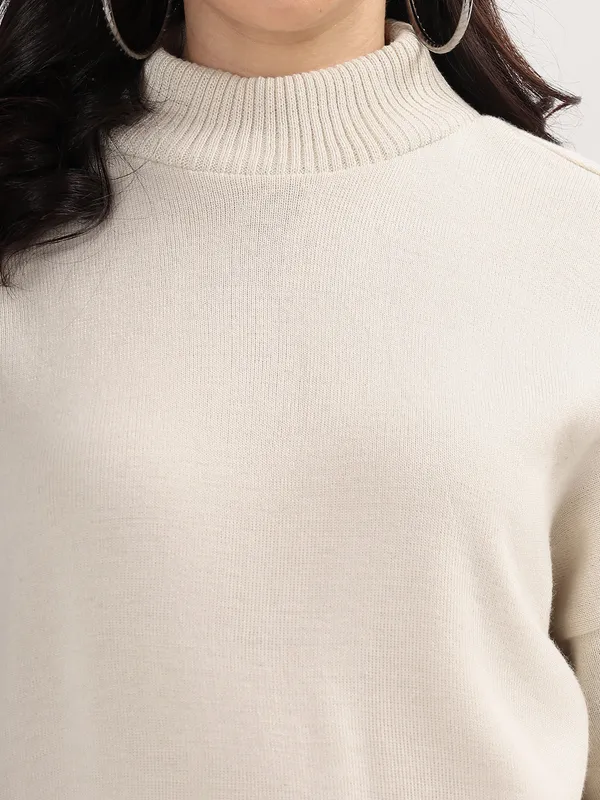Steel-Grey_Women_Winter_Woollen_Co-Ord_Set_Wool_Blend_High_Neck_Top_&_Wide_Leg_Pants_Warm_Knitwear_Tracksuit