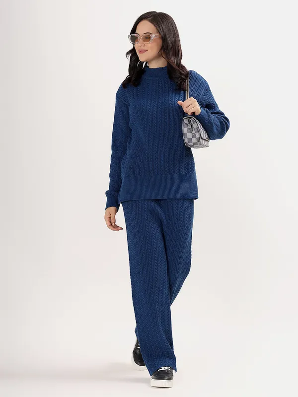 Airforce_Chic_Knit_Lounge_Set_For_Women_Winter_Co-Ord_With_Wide_Leg_Pants