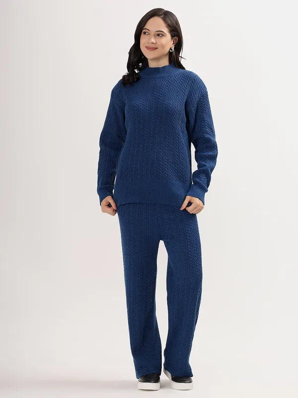 Airforce_Chic_Knit_Lounge_Set_For_Women_Winter_Co-Ord_With_Wide_Leg_Pants