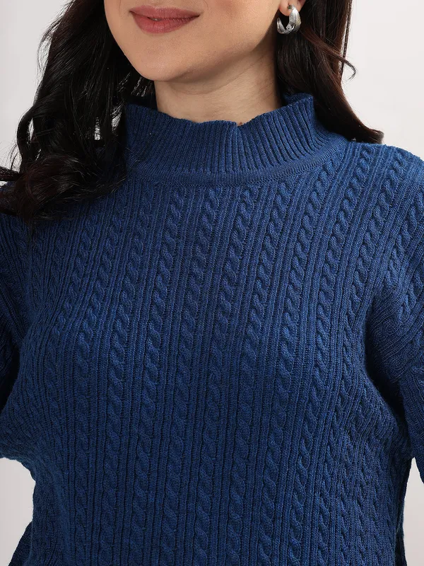 Airforce_Chic_Knit_Lounge_Set_For_Women_Winter_Co-Ord_With_Wide_Leg_Pants