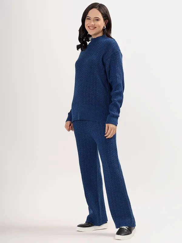Airforce_Chic_Knit_Lounge_Set_For_Women_Winter_Co-Ord_With_Wide_Leg_Pants