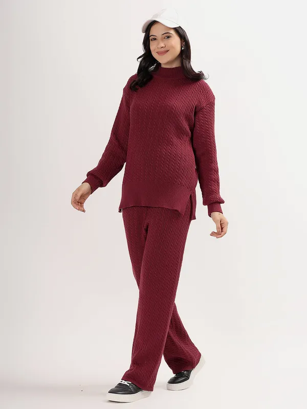 Onion_Chic_Knit_Lounge_Set_For_Women_Winter_Co-Ord_With_Wide_Leg_Pants