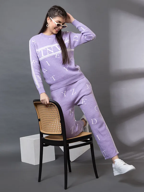 Lavender_Cotton_Designer_Co-Ord_Set_For_Women