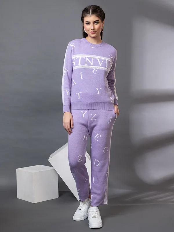 Lavender_Cotton_Designer_Co-Ord_Set_For_Women