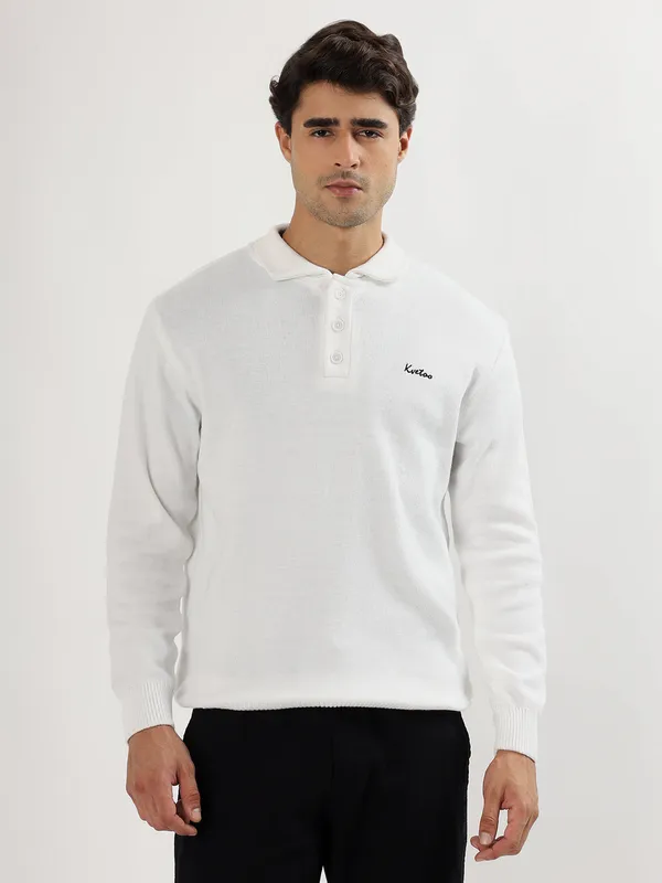 White_Men's_Polo_Johnny_Collar_Sweater_Premium_Winter_Knitwear_Stylish_&_Comfortable_Mens_Pullover