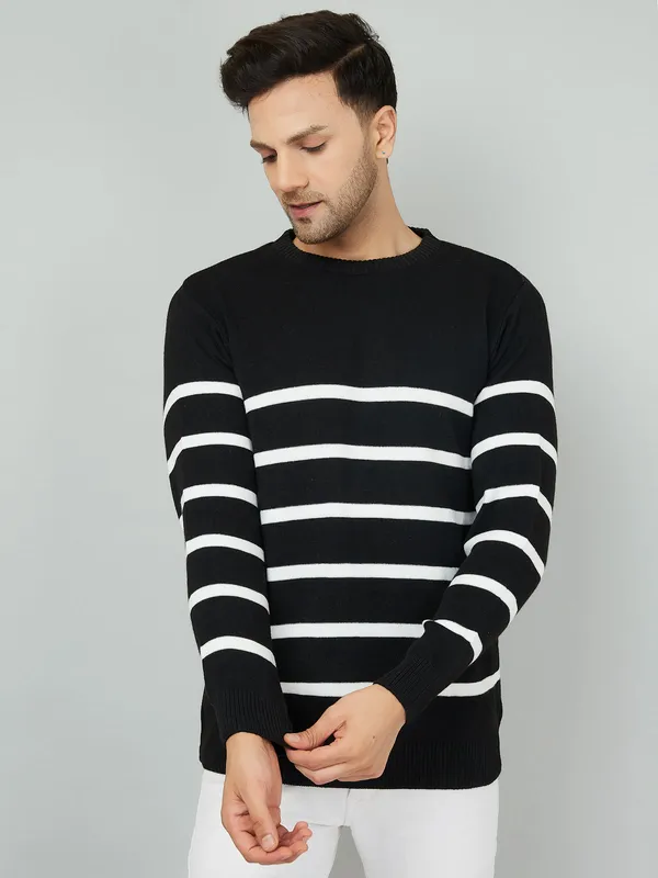 Black_Men_Round_Neck_Sweater