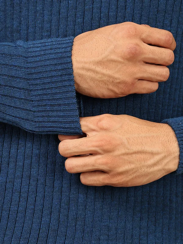 Airforce_Woolen_Zipper_Sweater_For_Men