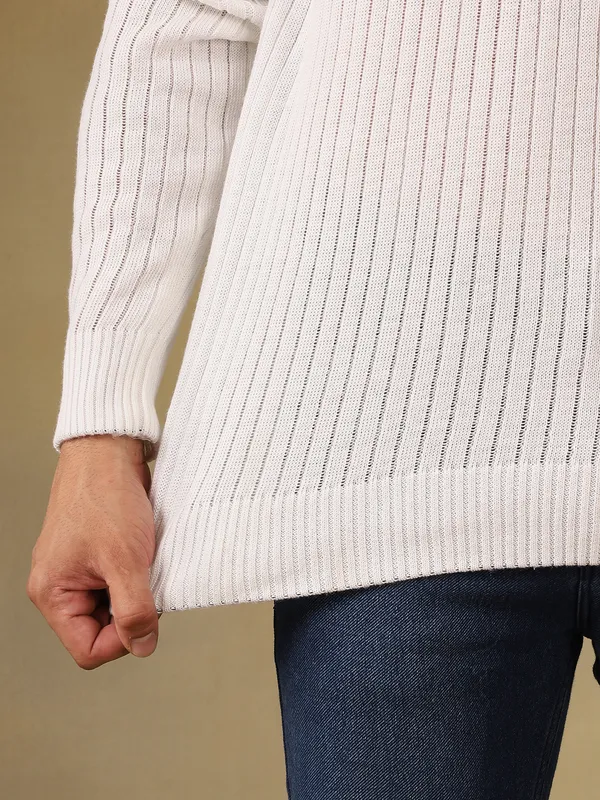 White_Woolen_Zipper_Sweater_For_Men
