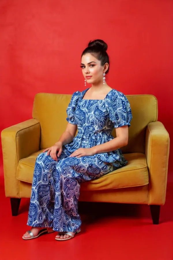 Blue_Rayon_Slub_Co-Ord_Set_For_Women