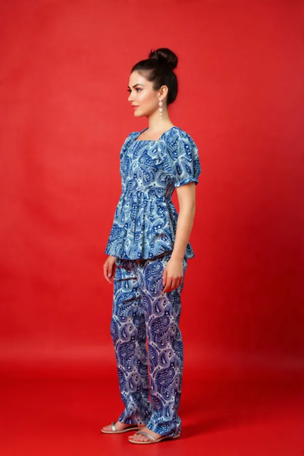 Blue_Rayon_Slub_Co-Ord_Set_For_Women