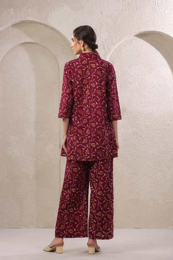 Maroon_Rayon_Slub_Trendy_Printed_Co-Ord_Set_For_Women