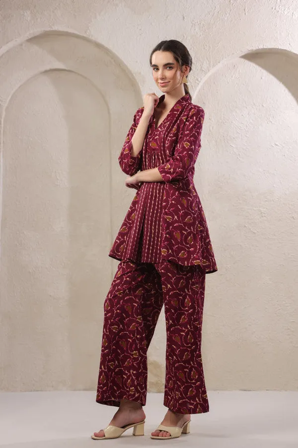 Maroon_Rayon_Slub_Trendy_Printed_Co-Ord_Set_For_Women