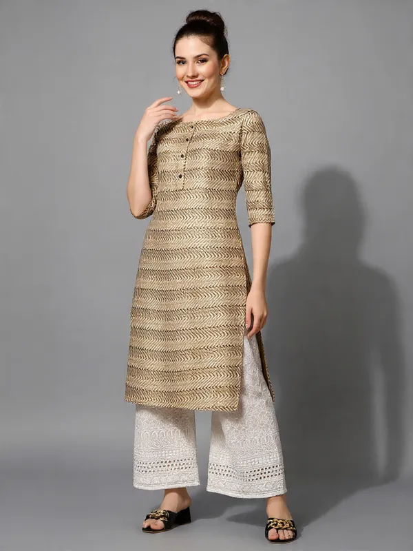 Cream_Cotton_Blend_Kurta_For_Women