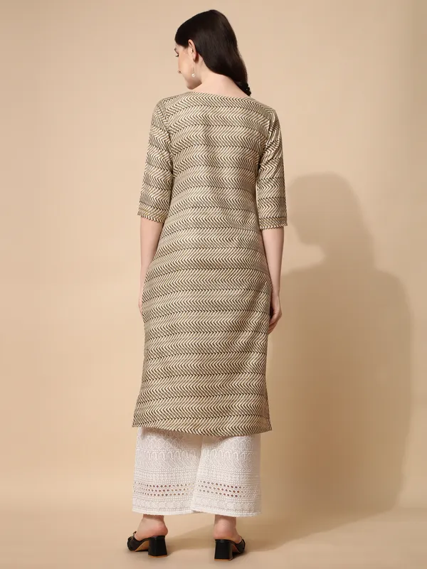 Cream_Cotton_Blend_Kurta_For_Women