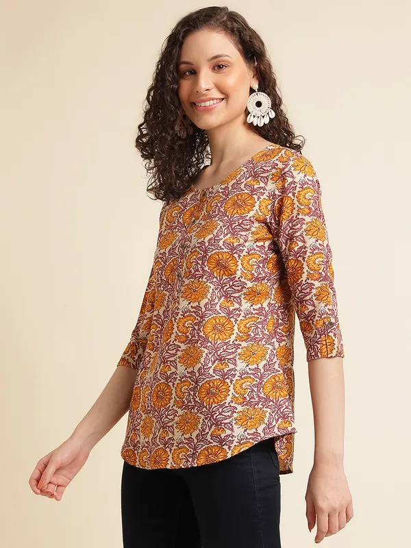 Rayon_Slub_Casual_Printed_Top_For_Women