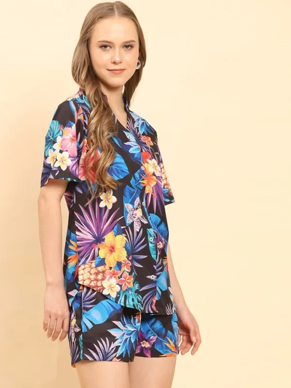 Blue_Rayon_Slub_Co-Ord_Set_For_Women
