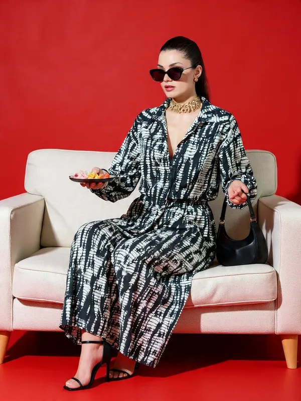 Black_Rayon_Slub_Urban_Printed_Co-Ord_Ensemble_For_Women