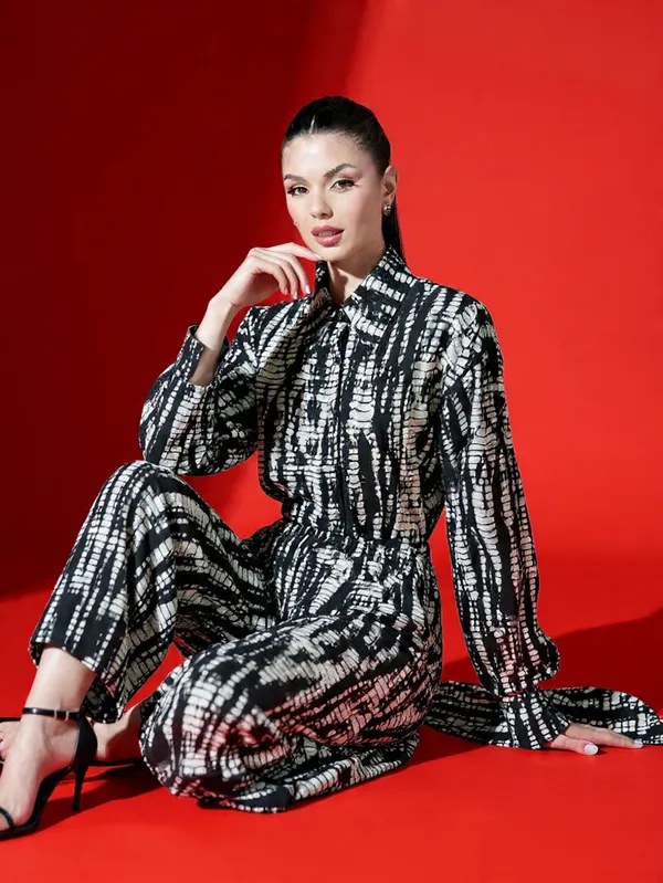 Black_Rayon_Slub_Urban_Printed_Co-Ord_Ensemble_For_Women