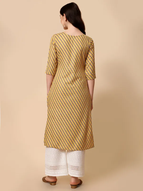 Yellow_Cotton_Blend_Kurta_For_Women