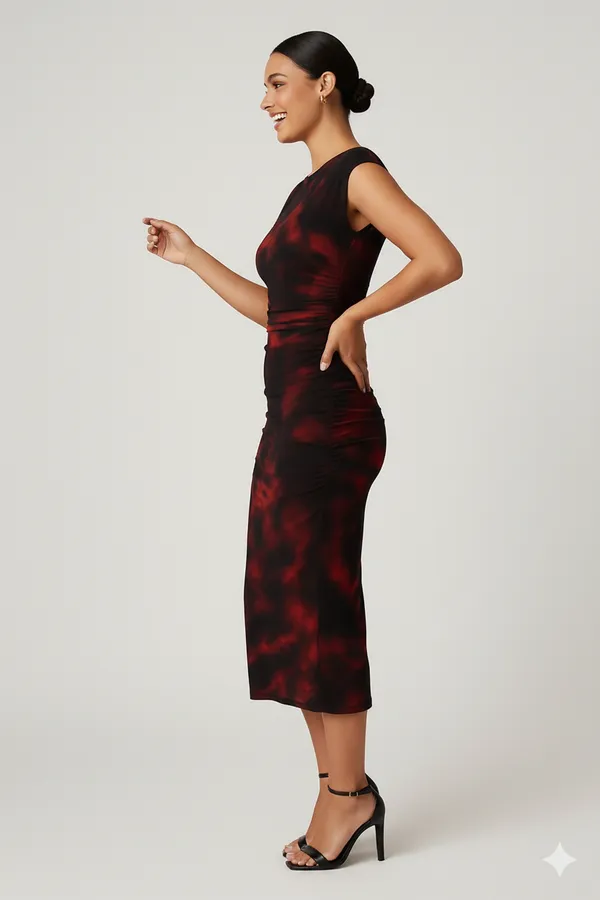 Wine_Power_net_Bodycon_Dress_For_Women