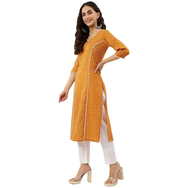 Yellow_Cotton_Blend_Kurta_For_Women