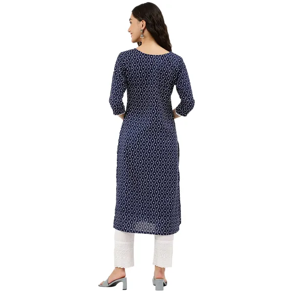 Blue_Cotton_Blend_Kurta_For_Women