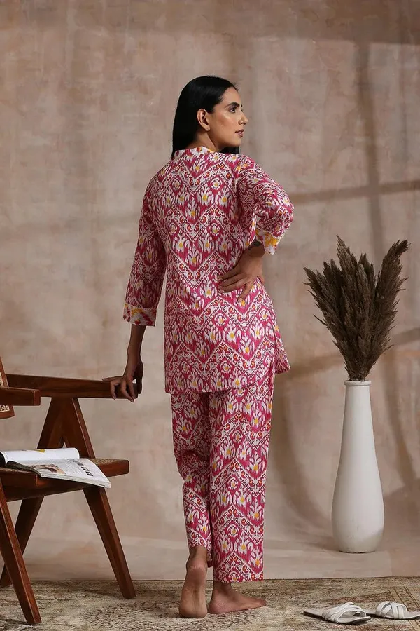 Pink_Rayon_Slub_Co-Ord_Set_For_Women