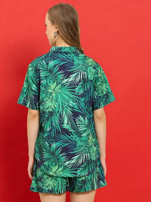 Green_Rayon_Slub_Elegant_Resort_Summer_Co-Ord_Set_For_Women
