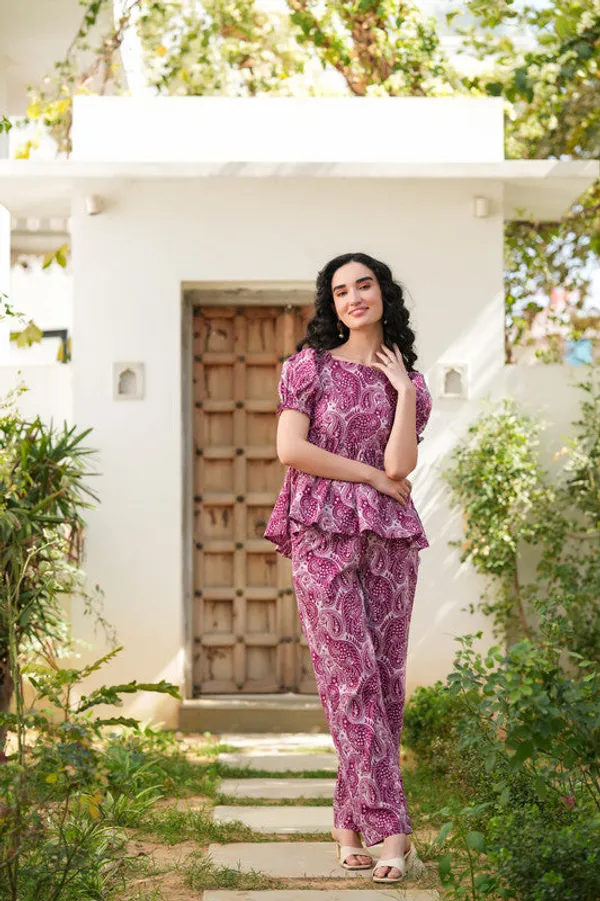 Purple_Rayon_Slub_Co-Ord_Set_For_Women