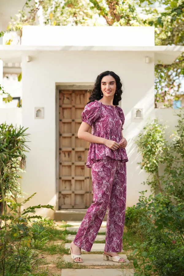 Purple_Rayon_Slub_Co-Ord_Set_For_Women
