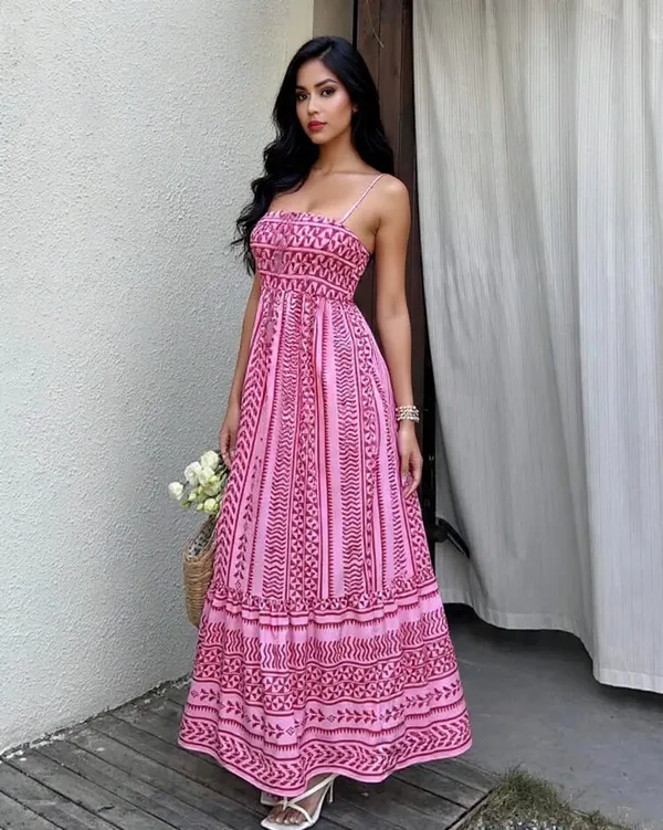 Pink_Rayon_Slub_Bold_Print_Party_Maxi_Dress_For_Women