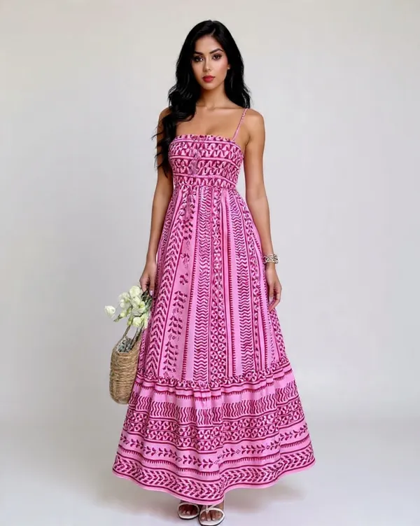 Pink_Rayon_Slub_Bold_Print_Party_Maxi_Dress_For_Women