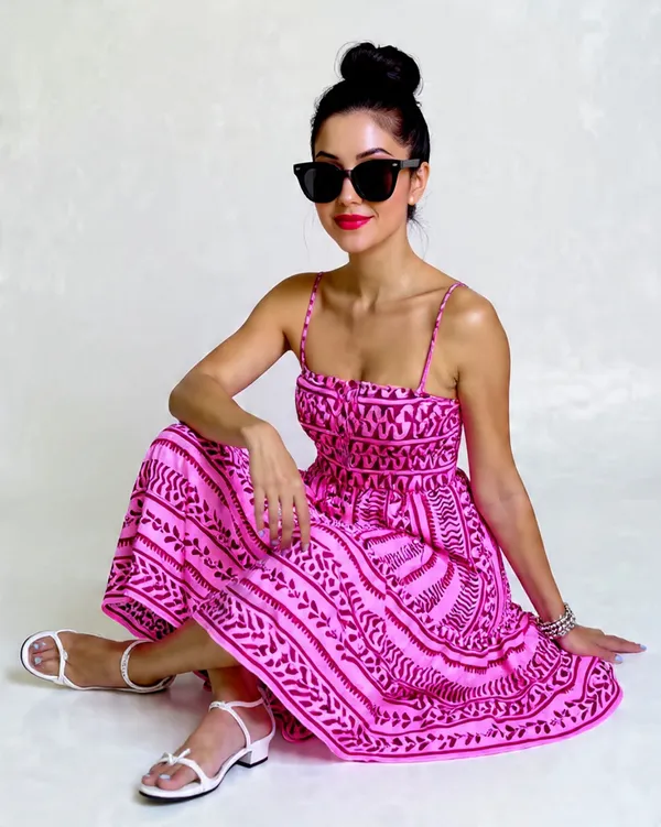 Pink_Rayon_Slub_Bold_Print_Party_Maxi_Dress_For_Women