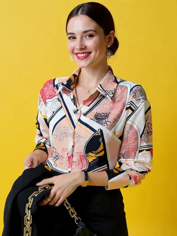 Rayon_Korean_Casual_Women_Shirt_For_Women