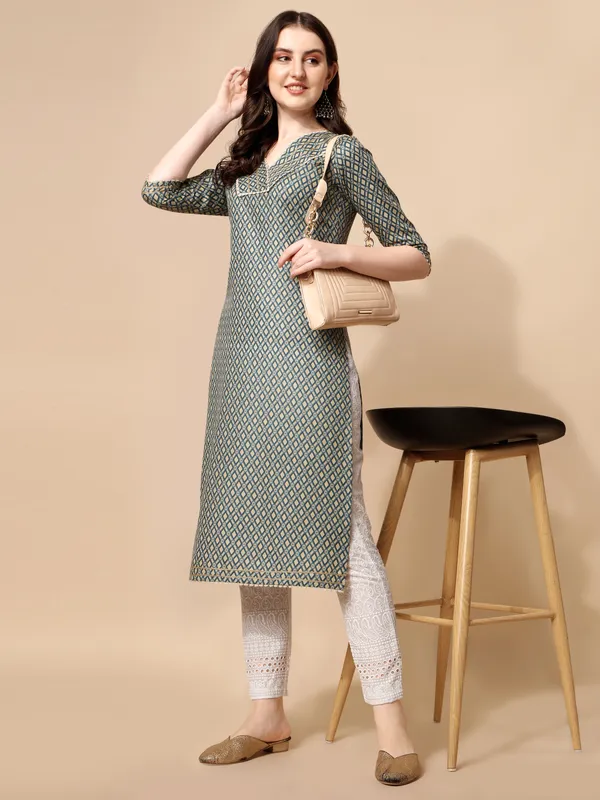 Blue_Cotton_Blend_Kurta_For_Women