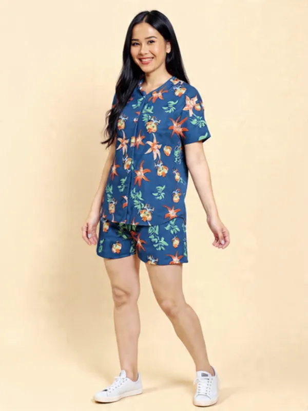 Blue_Rayon_Slub_Co-Ord_Set_For_Women