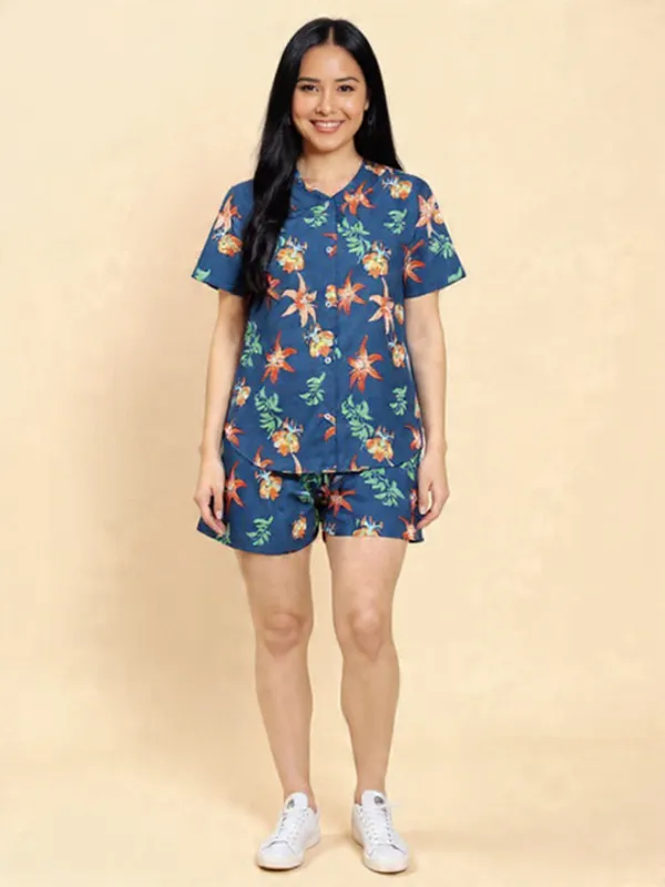 Blue_Rayon_Slub_Co-Ord_Set_For_Women