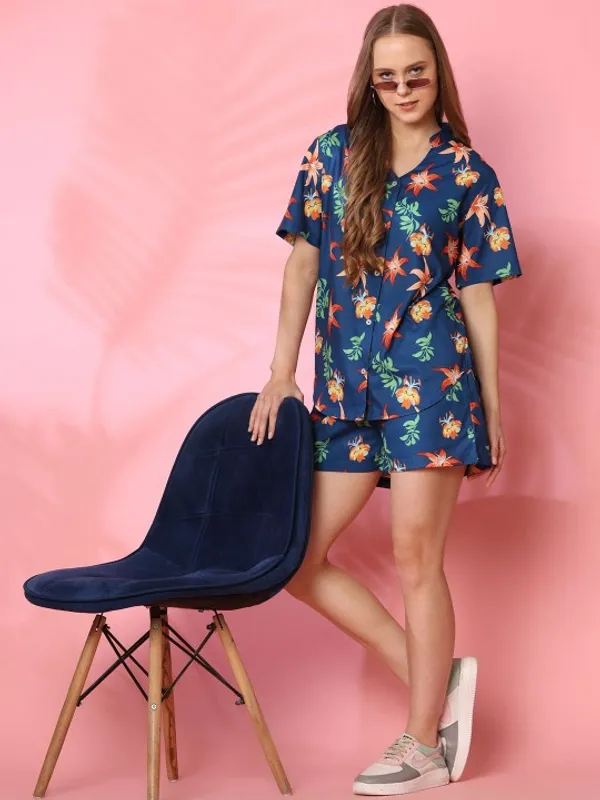 Blue_Rayon_Slub_Co-Ord_Set_For_Women