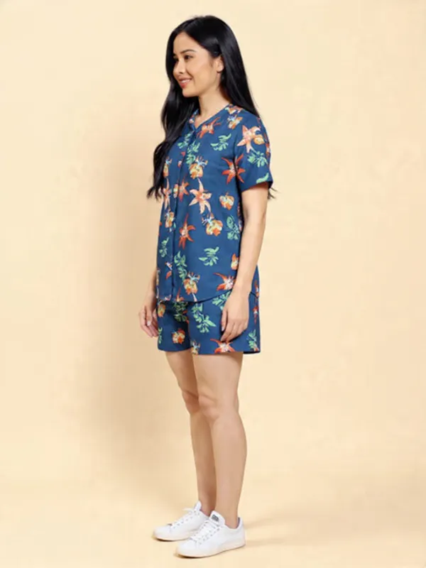 Blue_Rayon_Slub_Co-Ord_Set_For_Women