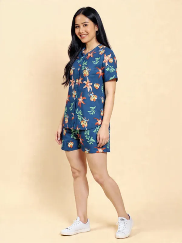 Blue_Rayon_Slub_Co-Ord_Set_For_Women
