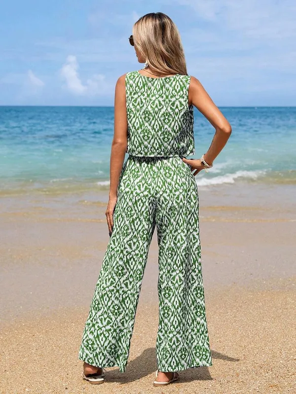 Green_Rayon_Slub_Trendy_Summer_Co-Ord_Set_For_Women