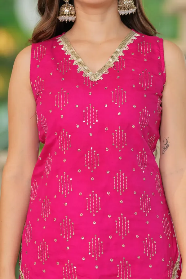 Pink_Gulabi_Dhara_Embroidery_Co_Ord_Set_For_Women