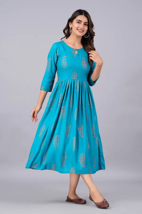 Rama_Blue_Printed_Anarkali_Kurta_For_Women