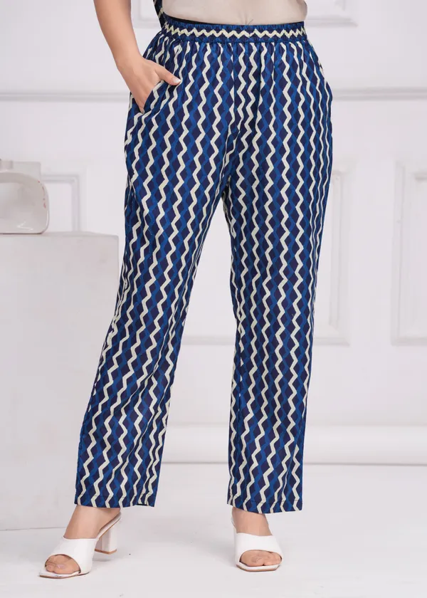 Blue_Chevron_Cotton_Co_Ord_Set_|_Trendy_&_Comfortable_Two_Piece_Outfit_For_Women