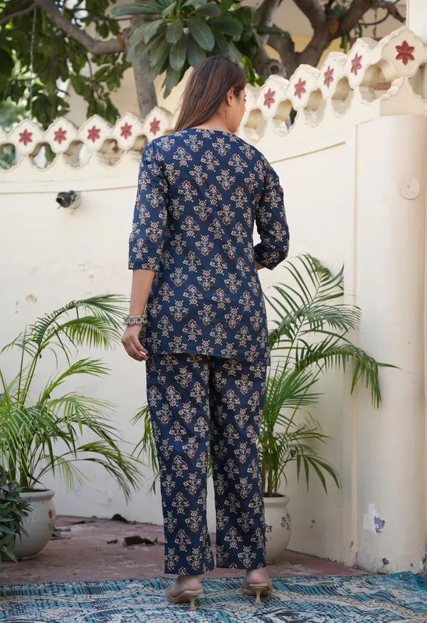 Blue_Floral_Printed_Cotton_Co_Ord_Set_For_Women