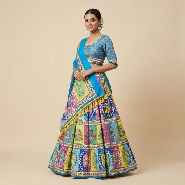 Multicolor_Cotton_Chaniya_Choli_For_Women