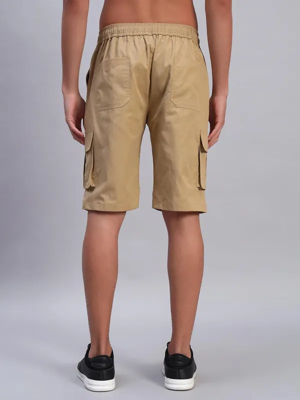Chiku__Coton_Three_Fourth_Capri_Shorts_With_Cargo_Pockets_For_Men