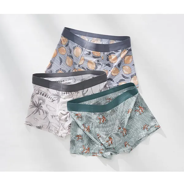 Comfortable_Men's_(PACK_OF_5)_Custom_Sublimated_Printing_Boxer_Briefs_Breathable_Knitted_Underwear_with_Animal_Pattern
